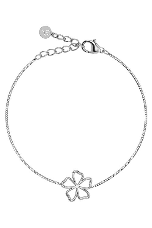 Edblad Alba – armband i stål med blomdetalj