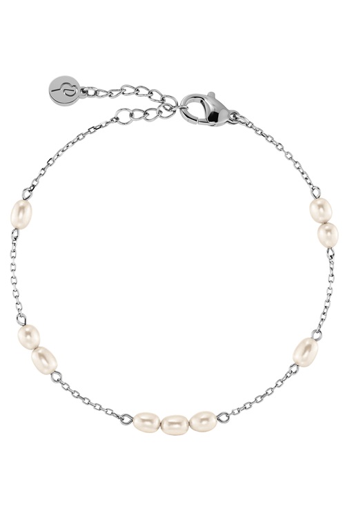 Edblad Breeze armband i silver med pärlor