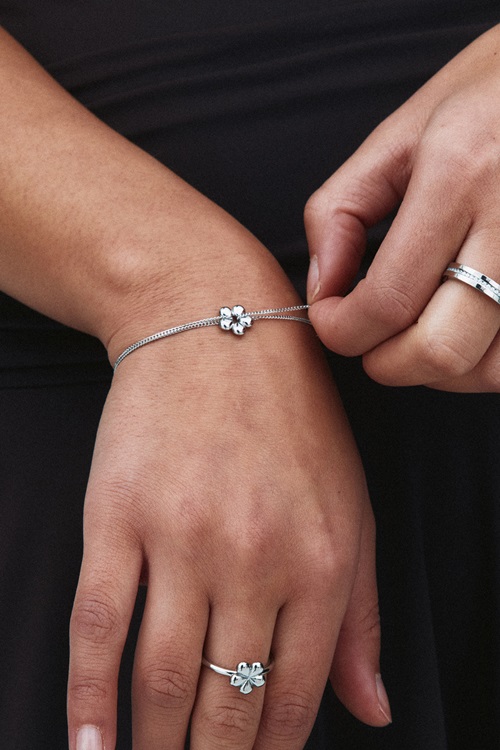 Daisy Bracelet Silver 3