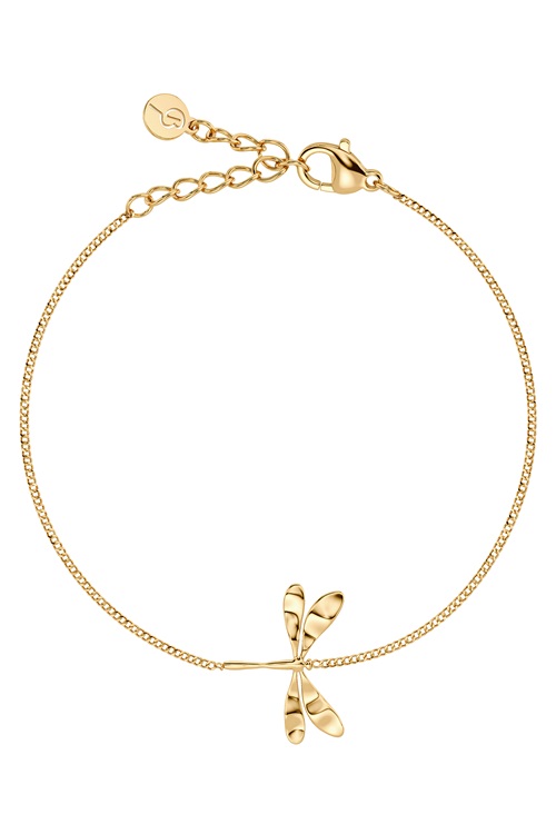 Edblad Dragonfly Bracelet – guldpläterat armband med slända