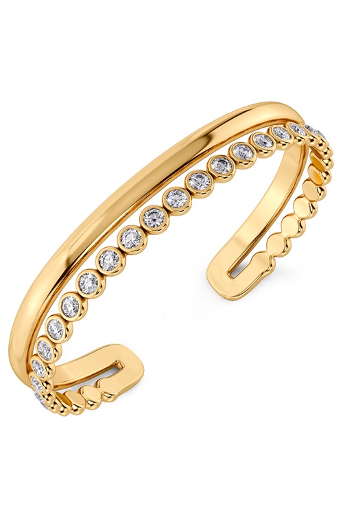 Edblad Grace bangle i guld med stenar