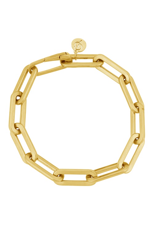 Edblad Ivy Maxi armband i guld med grov länk