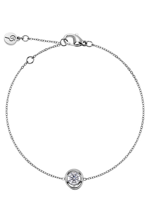 Edblad Ocean Gem armband i stål med glittrande sten