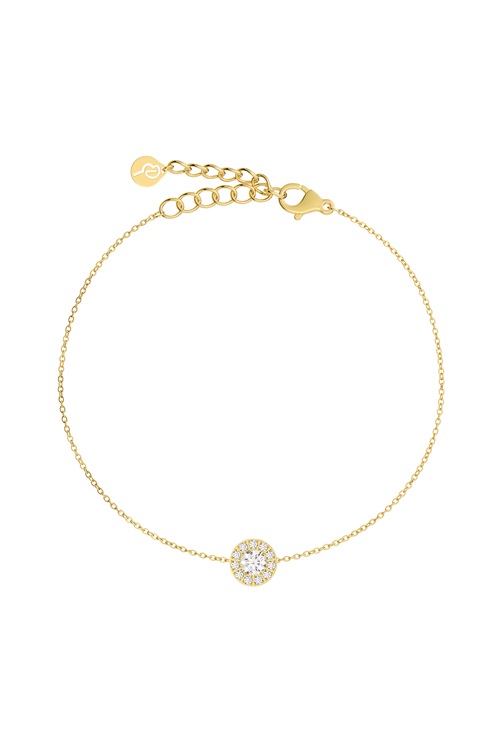 Edblad Thassos – armband med klara stenar i guld