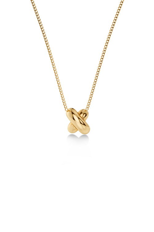 Edblad Alexa halsband i guld med X-form