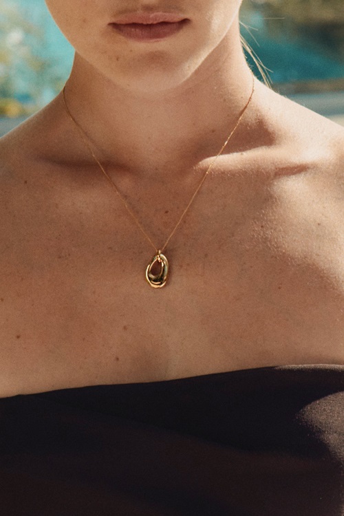 Azura Necklace S Gold 3