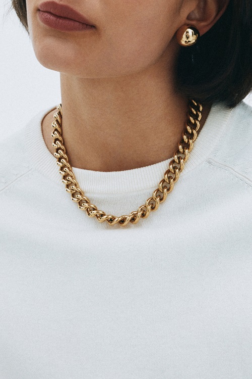 Edblad Bold curb chain neck halsband dam – bild 2