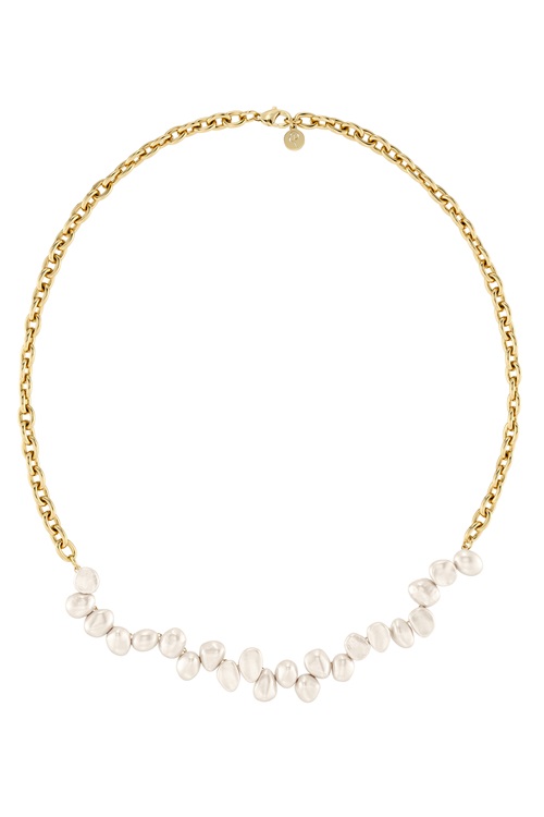 Edblad Breeze halsband i guld med pärlkluster
