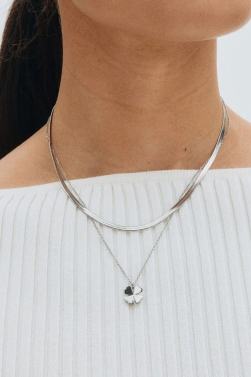 Edblad Chain herringbone halsband – bild 2