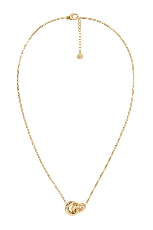 Edblad Chunky Eternal halsband i guldplätering