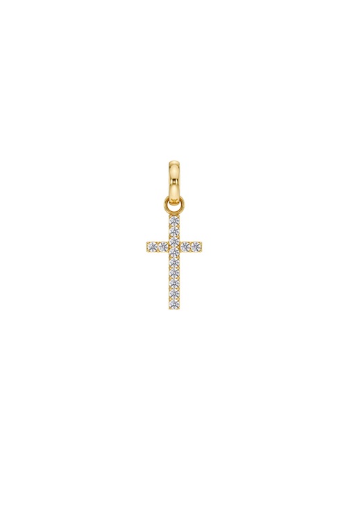 Cross sparkle charm