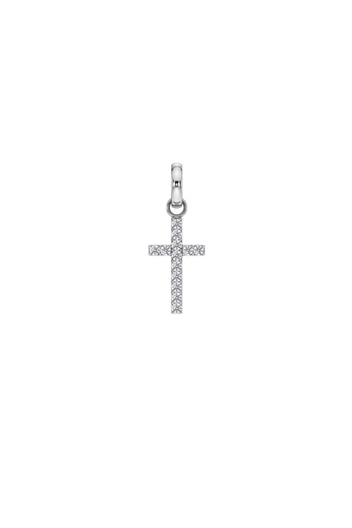Cross sparkle charm