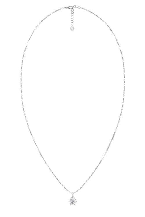 Crown necklace steel 2