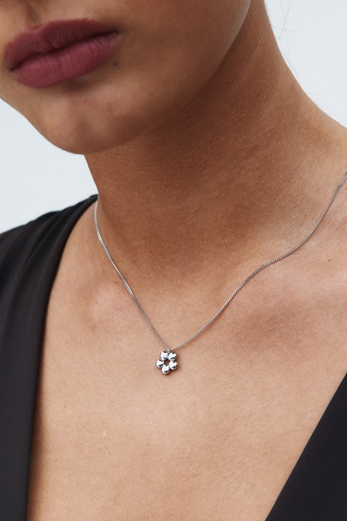 Daisy Necklace S Silver 3