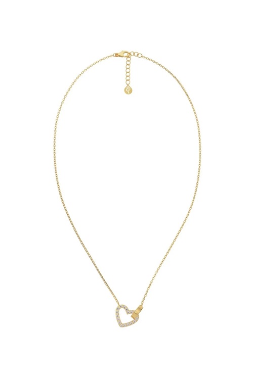 Eternal Heart halsband i guldplätering – Edblad