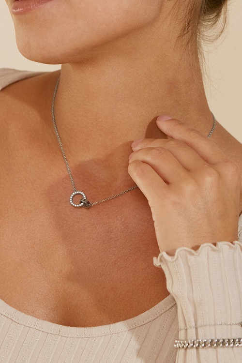 Eternal Orbit Necklace Silver 4