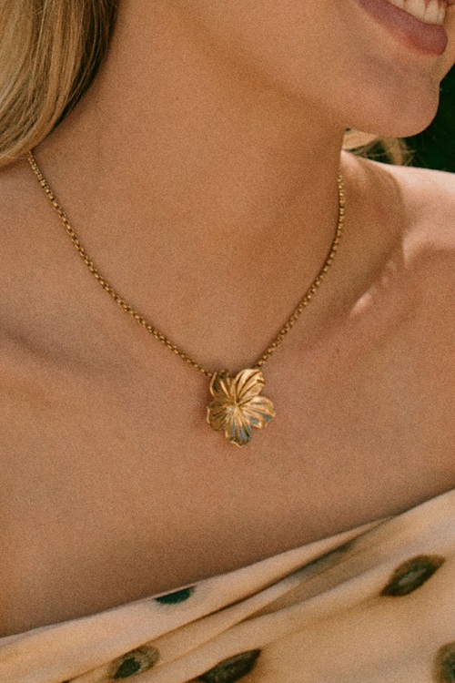 Jasmine Necklace L Gold 3