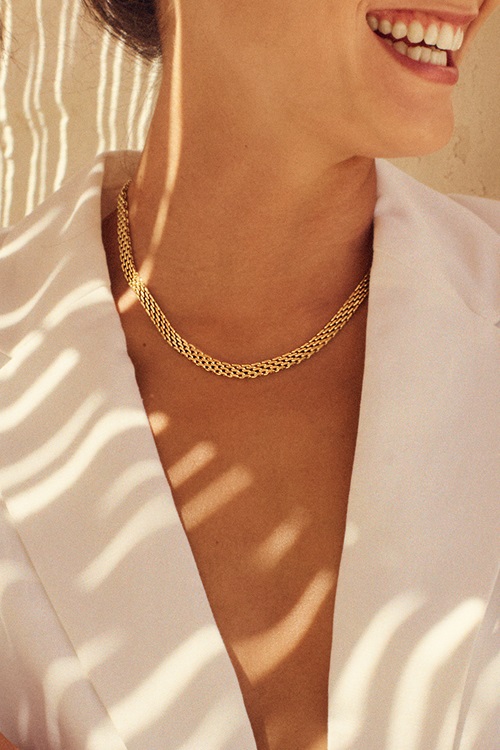 Edblad Lana Necklace Gold halsband herr – bild 3