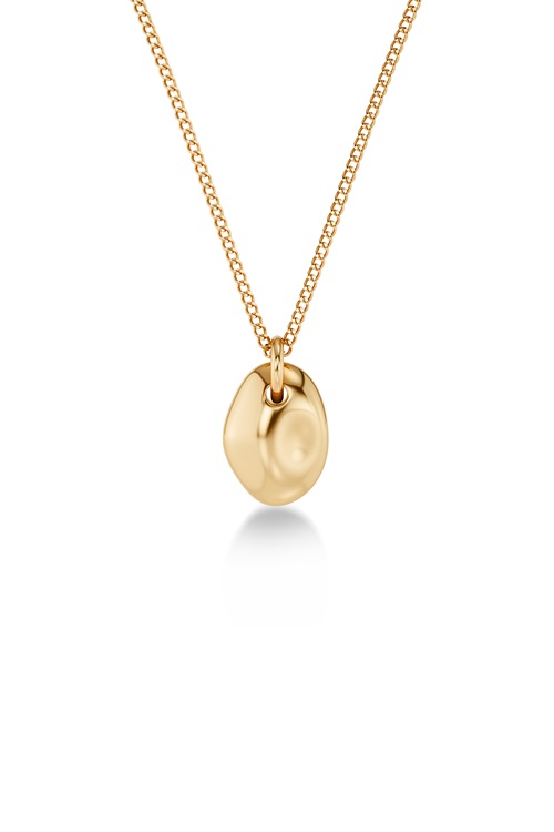 Edblad Leora halsband i guld med stencharm
