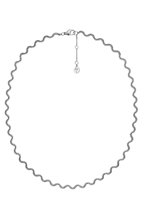 Edblad Mini Spiral halsband i silver – för layering