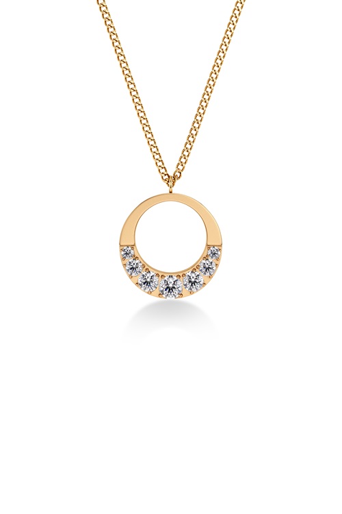 Edblad Monarch Necklace S – guldpläterat halsband med hänge
