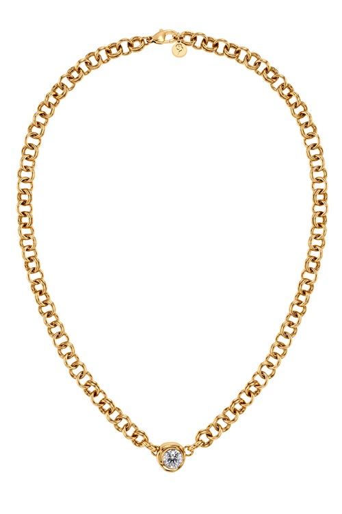 Edblad Ocean Gem halsband i guld med stor sten