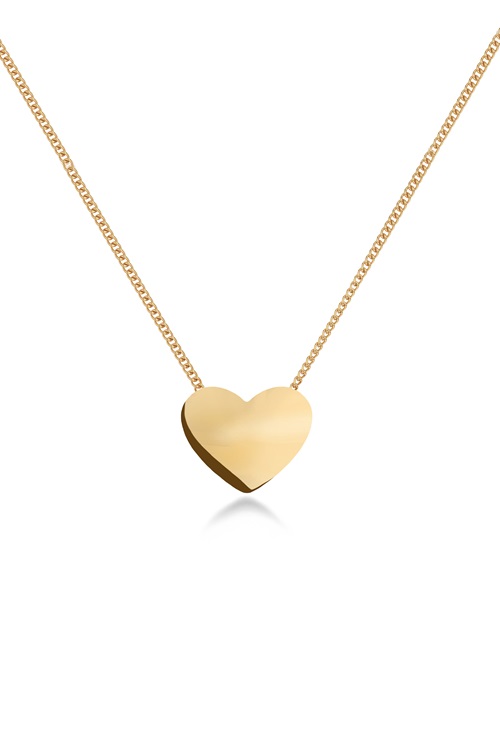 Edblad Pure Heart halsband med hjärta i guld