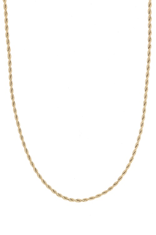 Rope chain necklace 2