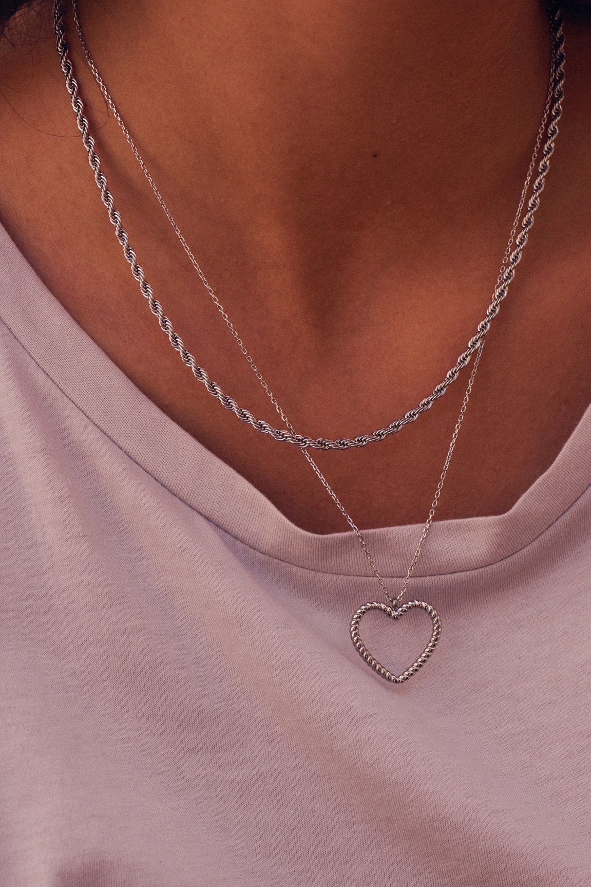 Edblad Rope Chain Necklace Steel MQ Marqet