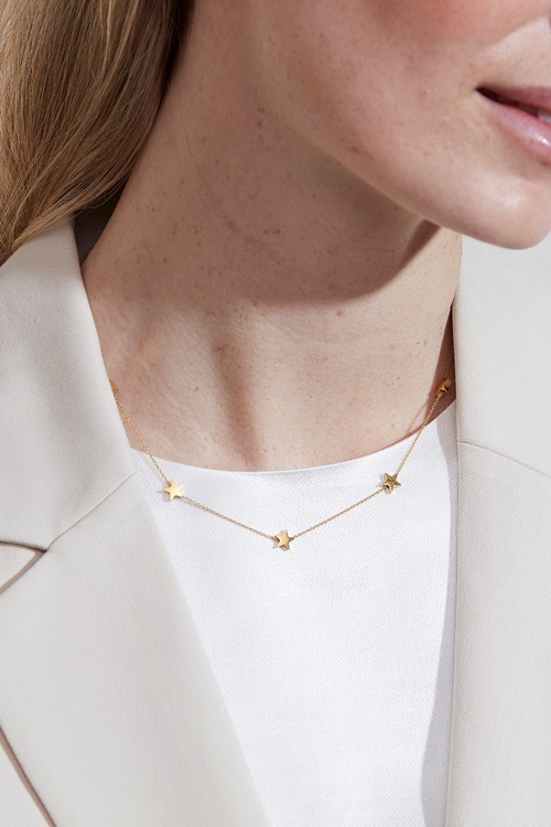 Sirius Necklace Multi Gold 3