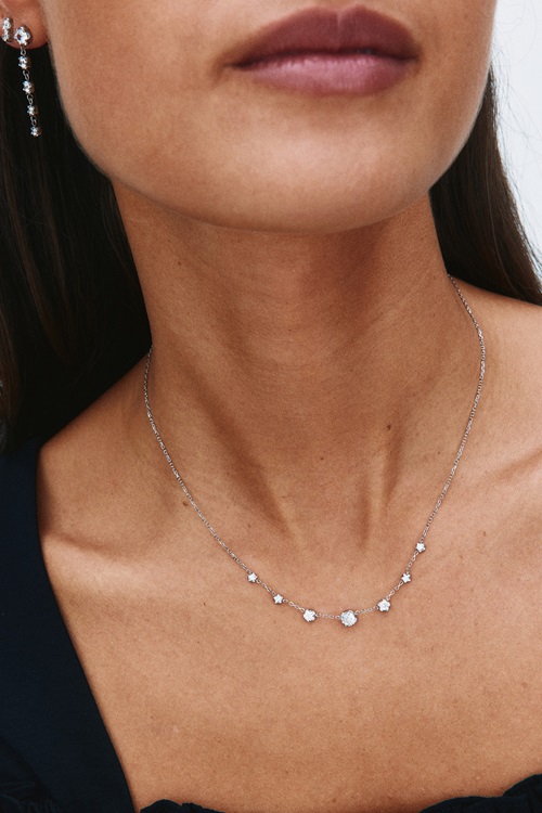 Teeny Necklace Silver 3