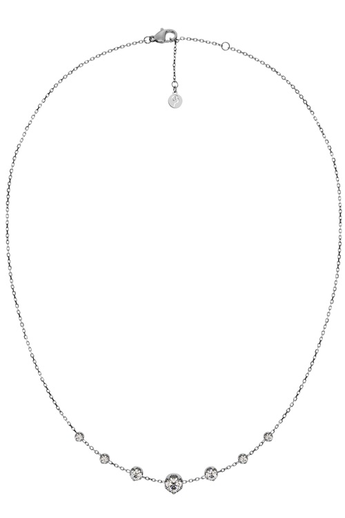 Edblad Teeny halsband i silver med stenar