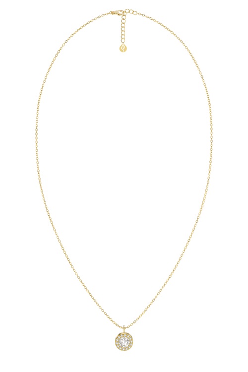 Edblad Thassos L – halsband med stendekoration i guld