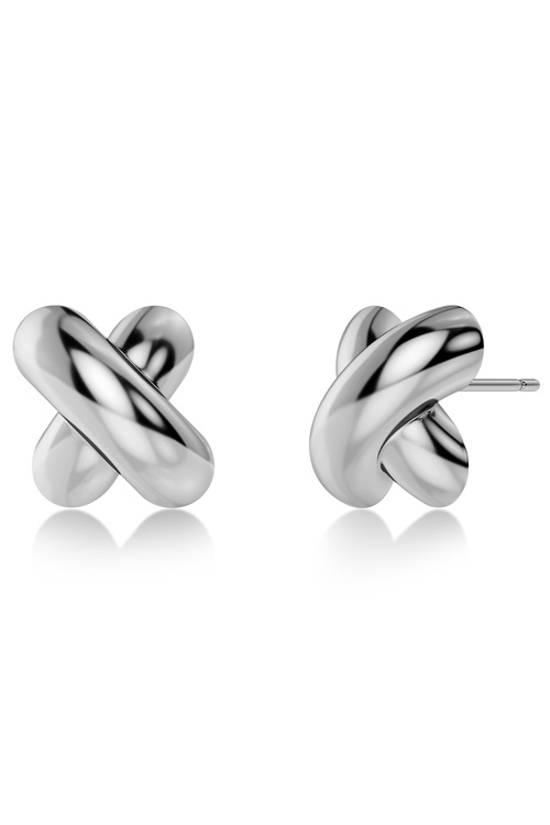 Edblad Alexa studs i stål med stora backparts