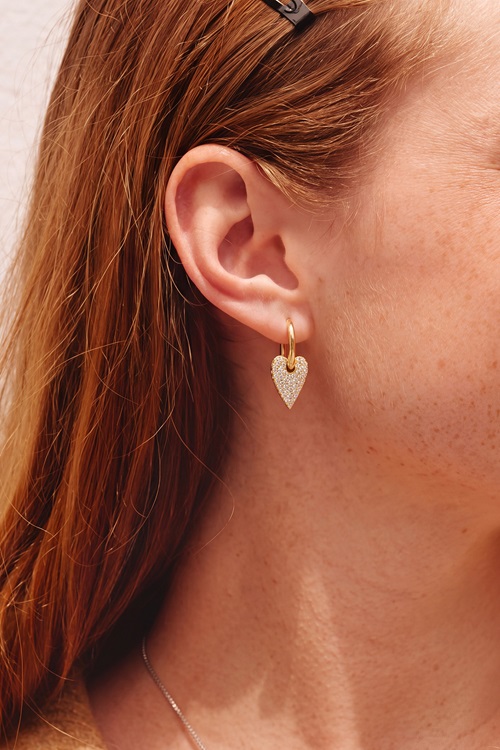 Edblad Amore sparkle hoops örhängen dam – bild 2
