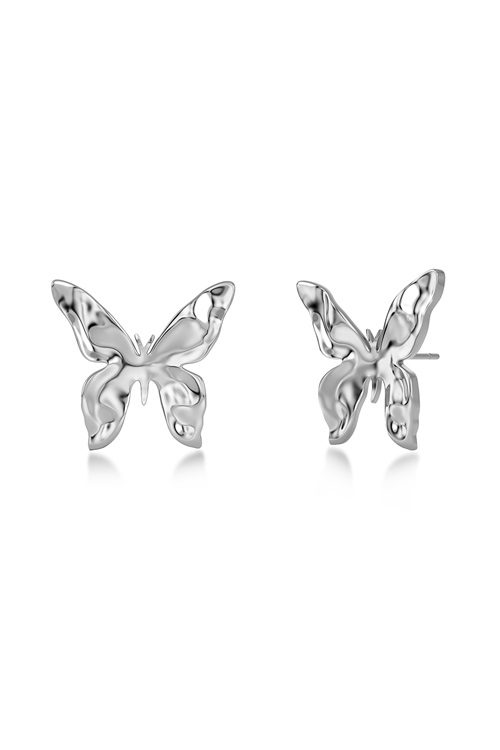 Edblad Butterfly små studs i stål med fjäril
