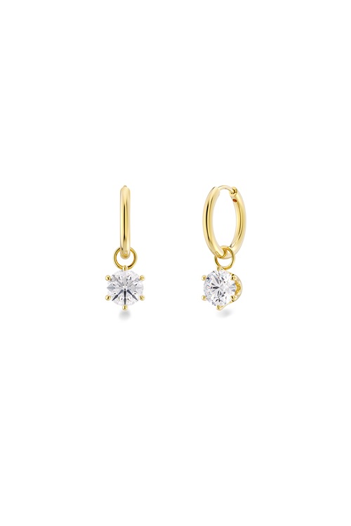 Crown hoops gold 2