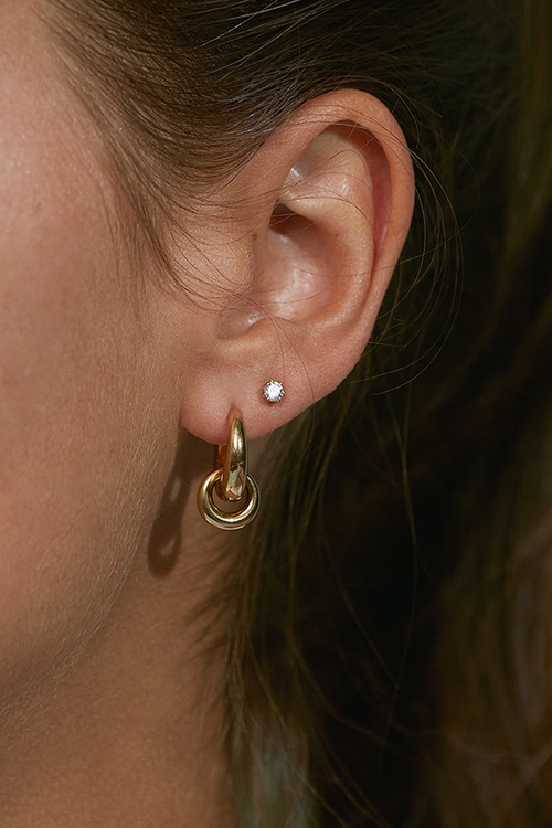 Edblad Crown studs mini gol örhängen dam – bild 2