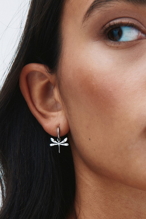 Edblad Dragonfly hoops örhängen dam – bild 2