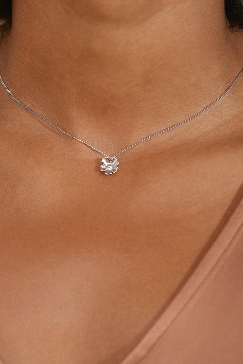 Edblad Floral Necklace S Steel halsband herr – bild 3
