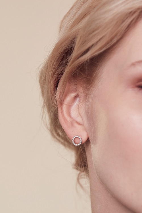 Edblad Glow Studs Mini Silver örhängen herr – bild 3