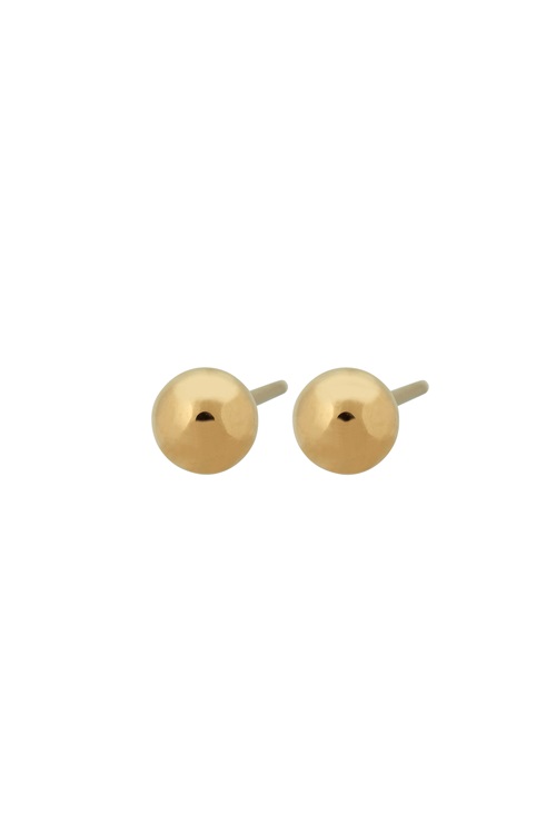 Plain studs m gold 2