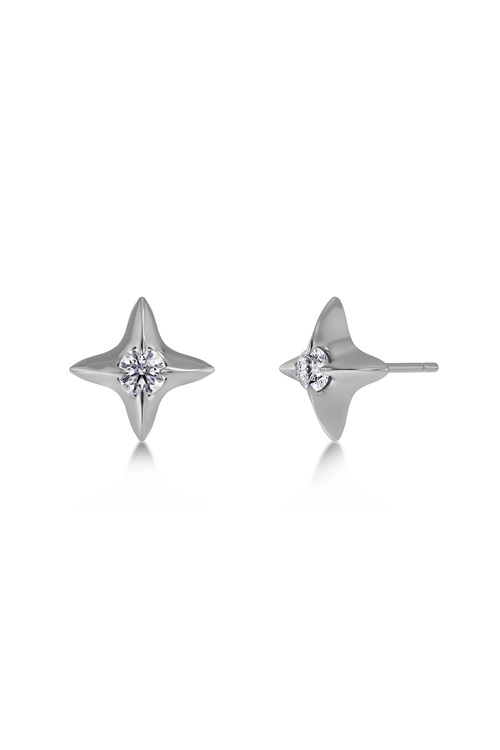 Edblad Stellar studs i stål med stjärna