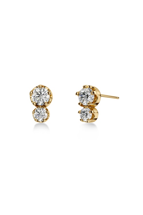 Edblad Teeny Studs – glittrande studs i guld