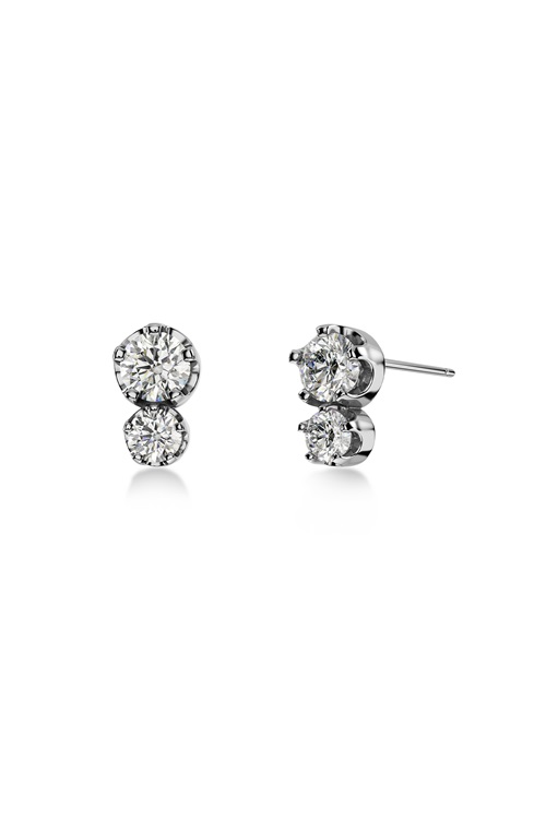 Edblad Teeny studs i silver med stenar