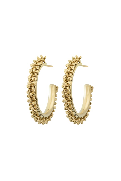 Tinsel creoles gold 2