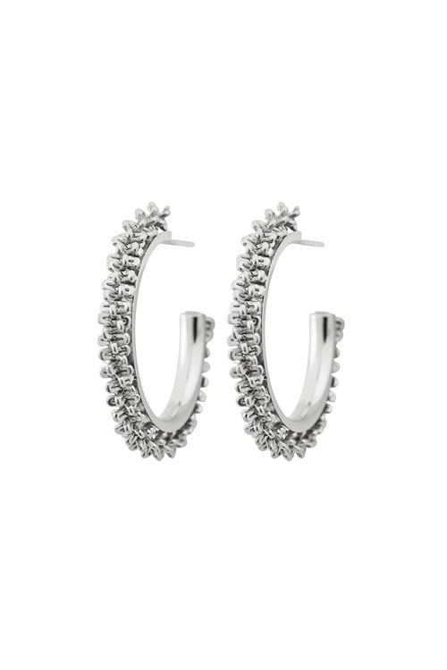 Tinsel creoles steel 2