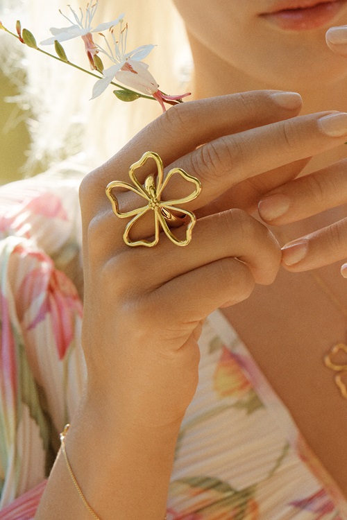 Alba Ring L Gold 3