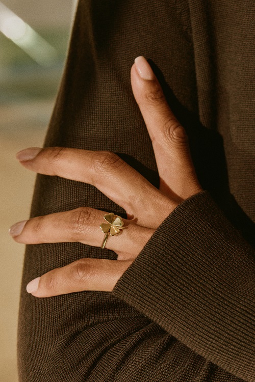 Edblad Lucky Ring Gold herr – bild 3