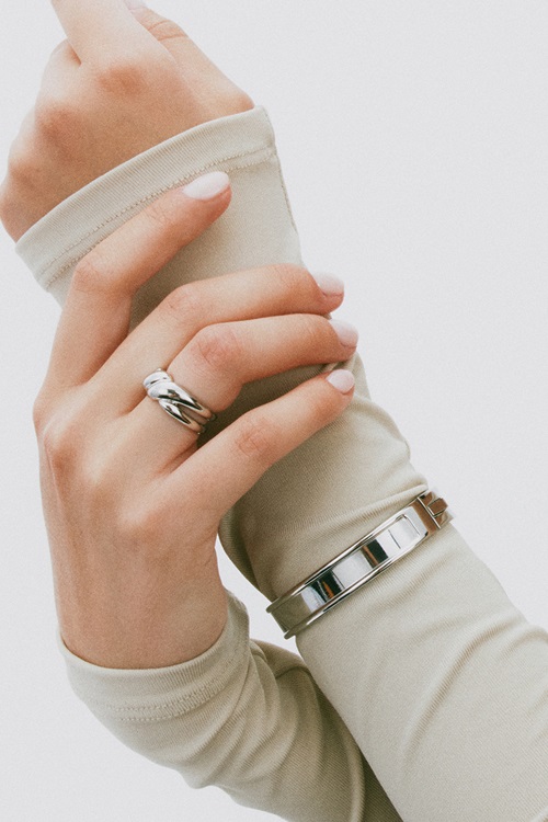 Edblad Twist Ring Silver herr – bild 3